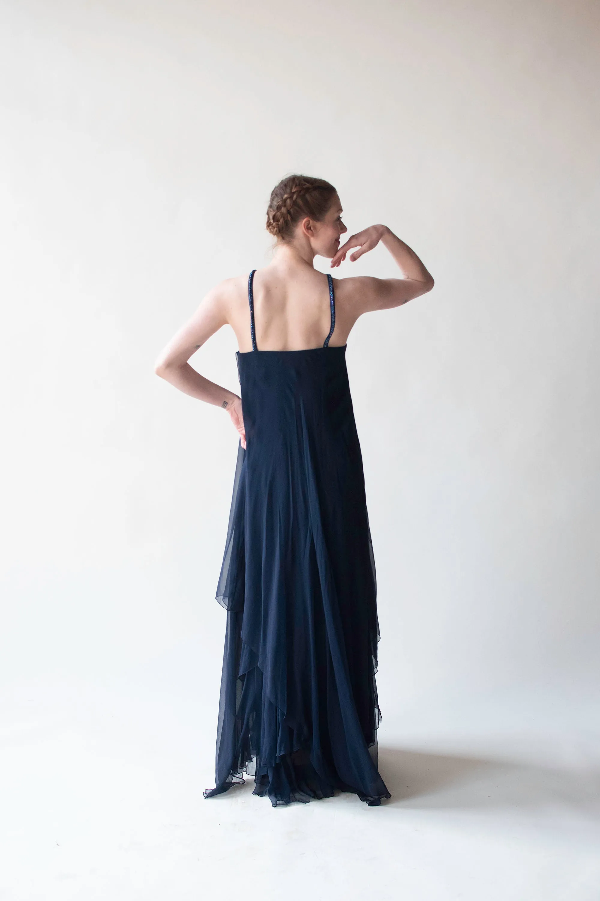 1970s Chiffon Gown | Lesley Sandra