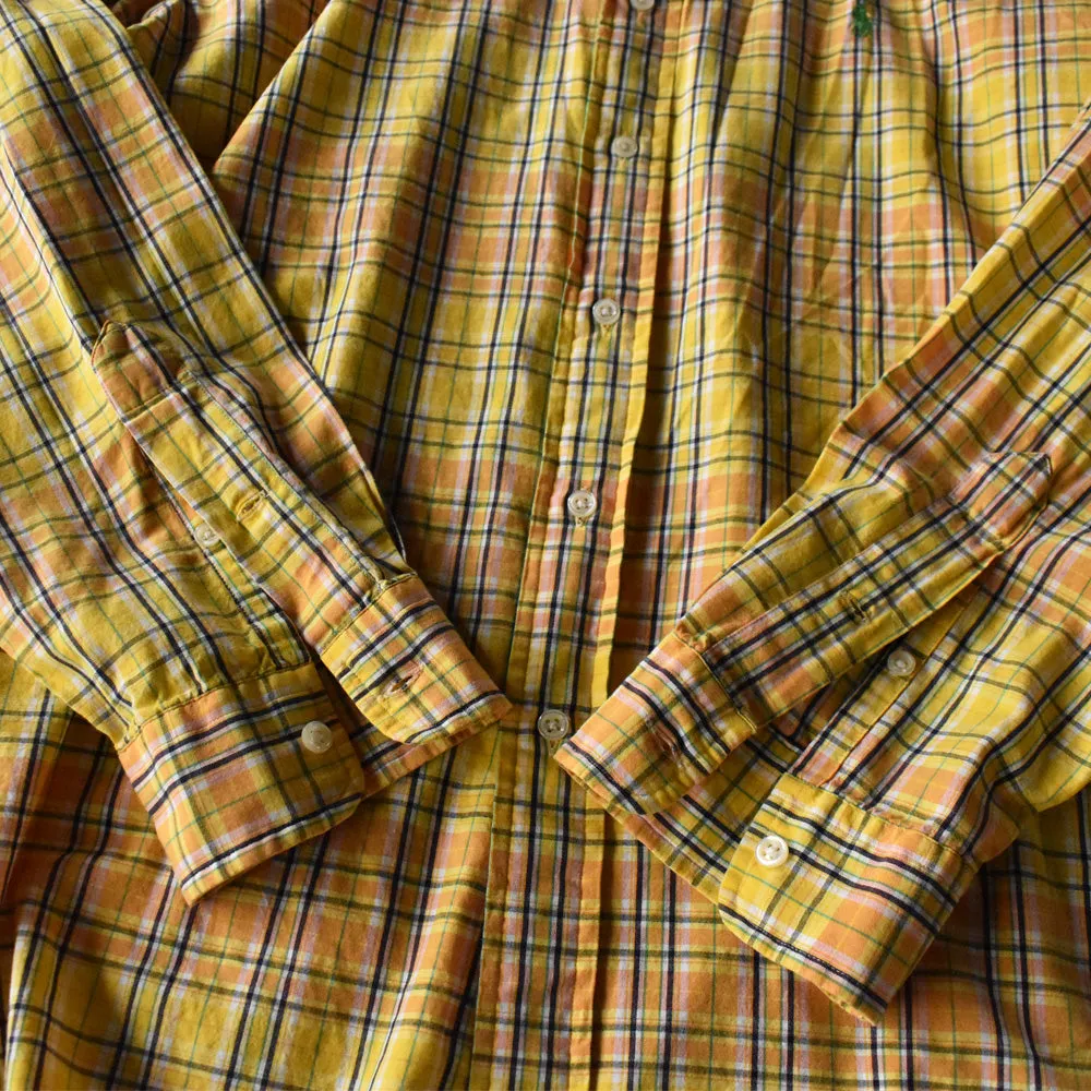 90's Ralph Lauren “BLAKE” チェック ボタンダウンシャツ 240327 S2054