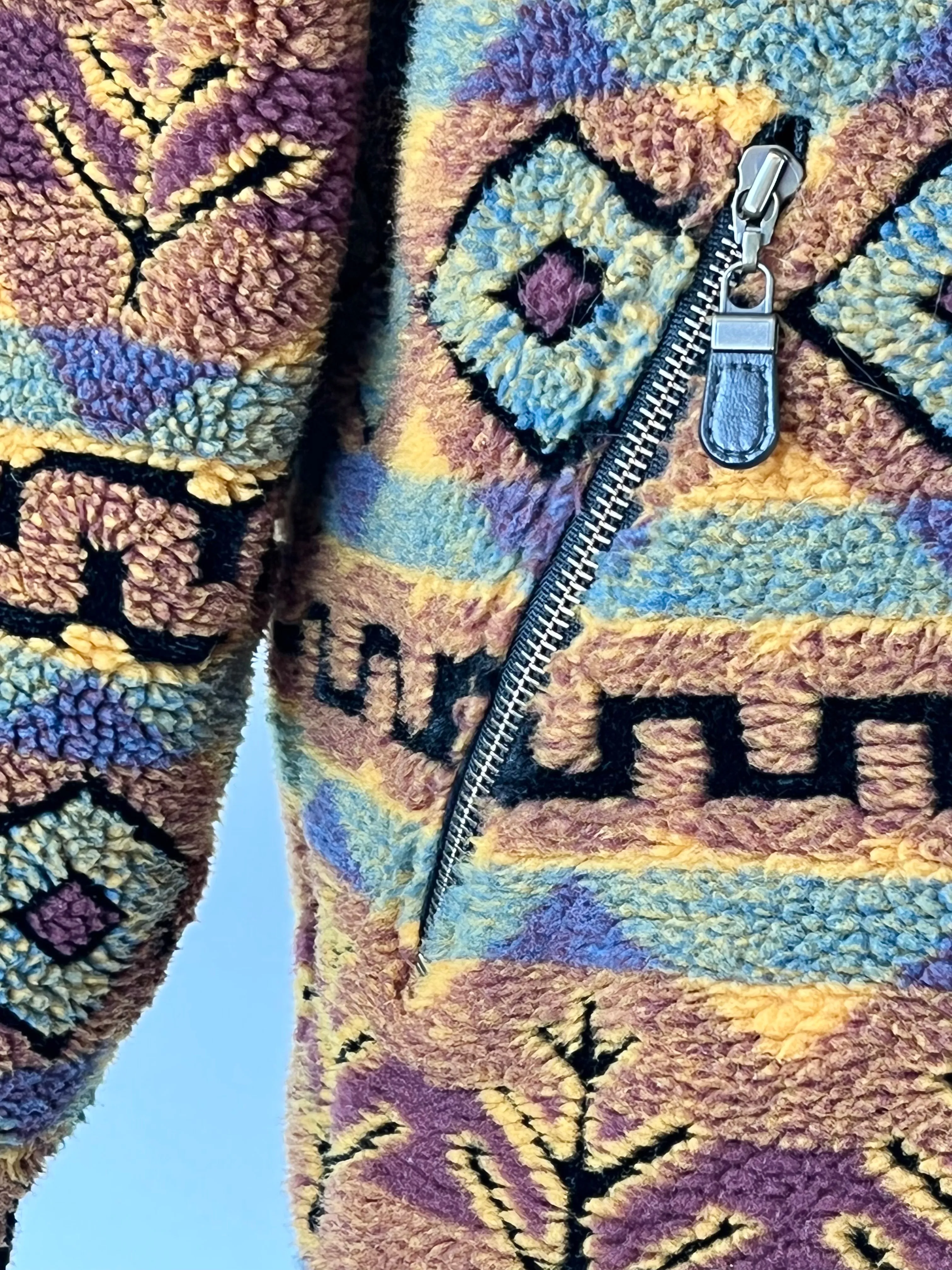 90s Zip-Down Fleece Jacket - M