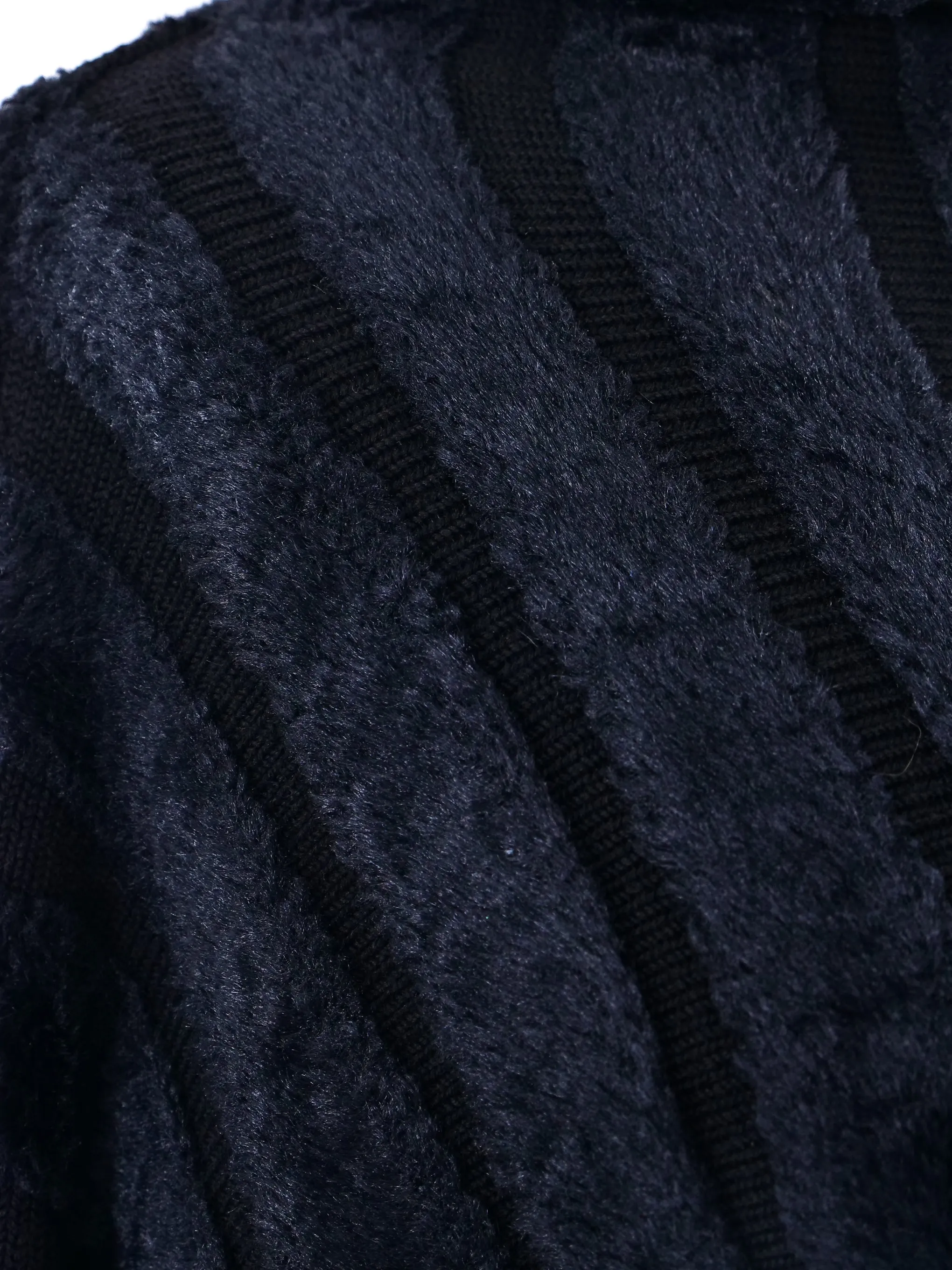 Alaia Chenille Striped Knit Dress