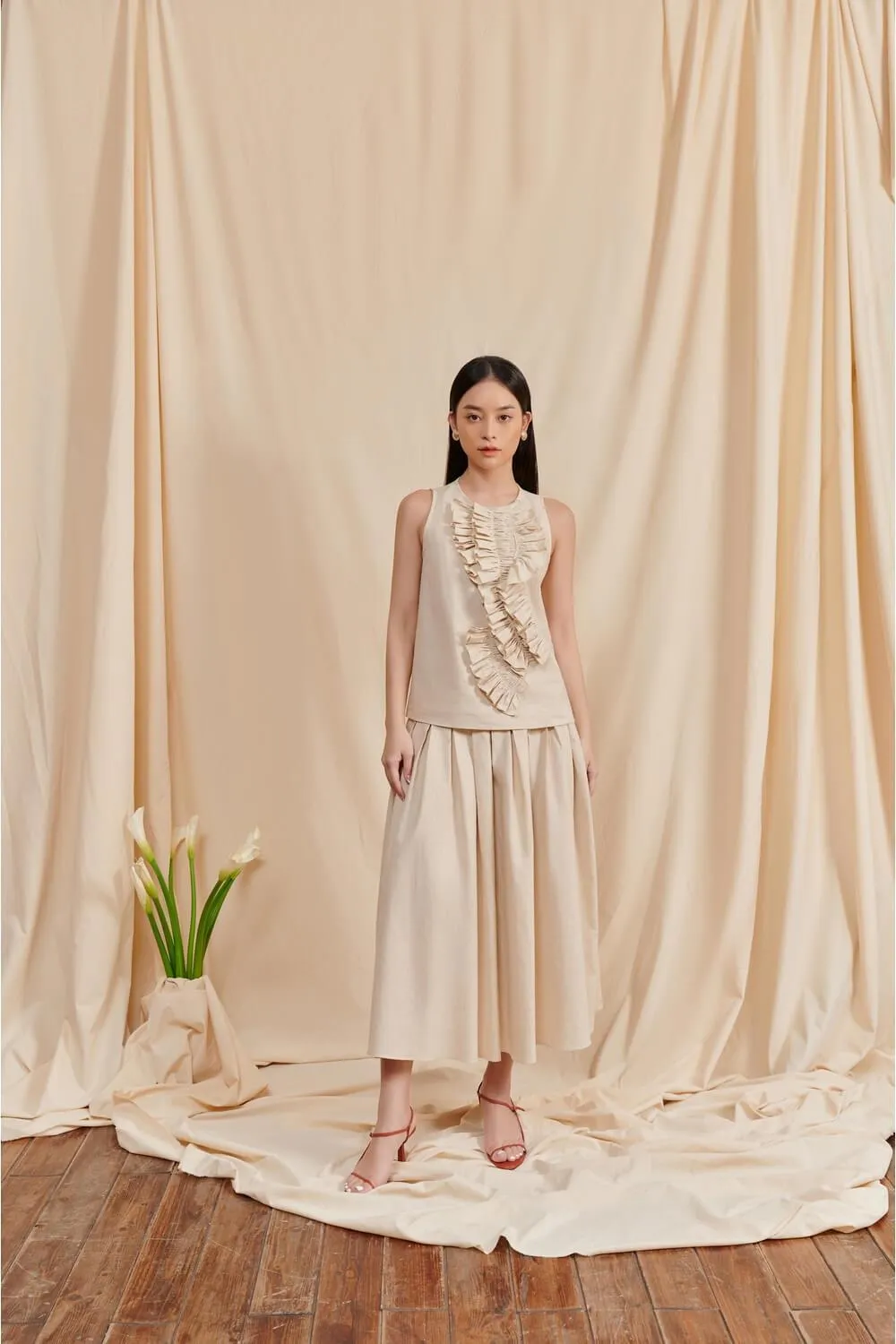 Alula Runched Top