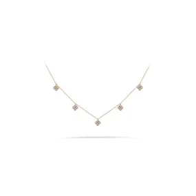 AMORE Five Clover Diamond Necklace 0.28ct