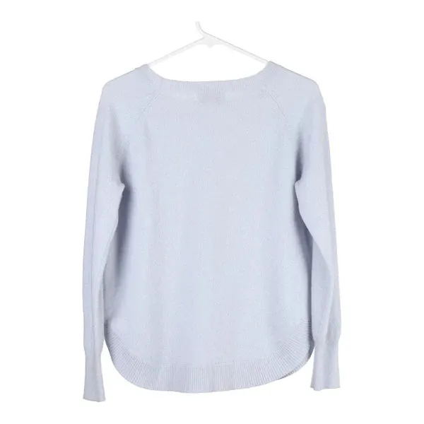 Belle France Jumper - Medium Blue Cashmere
