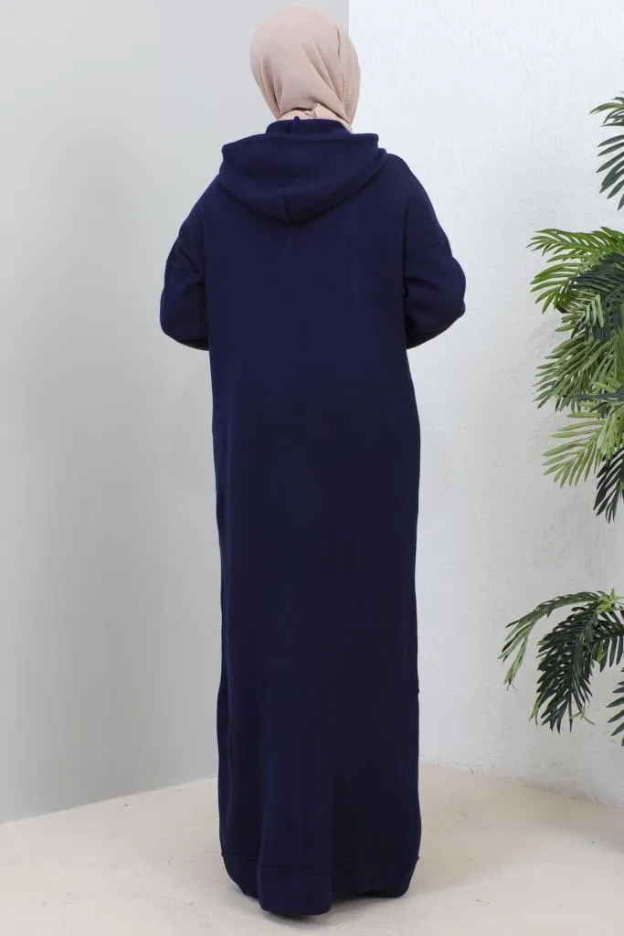 BNG Women Hooded Knit Dress Navy - Clermont