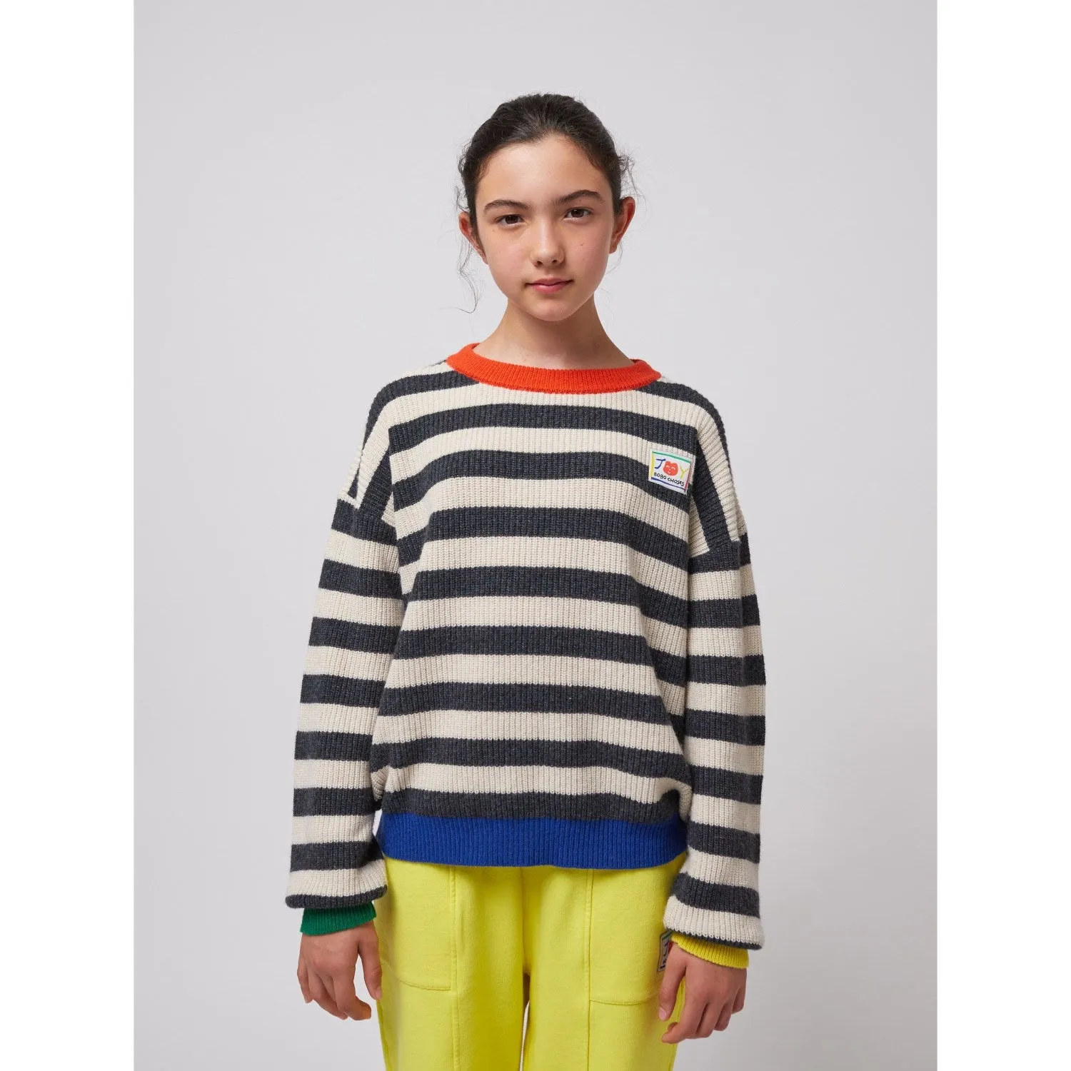 Bobo Choses Multicolor Smiling Stripes Strik