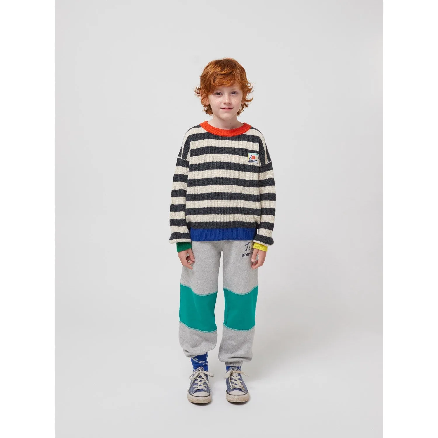 Bobo Choses Multicolor Smiling Stripes Strik