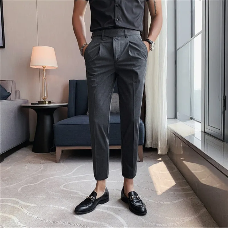 British High Classic Fashion Dress Pants