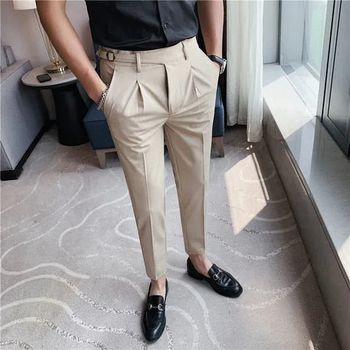 British High Classic Fashion Dress Pants