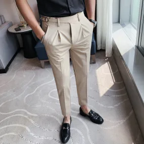 British High Classic Fashion Dress Pants