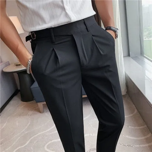 British High Classic Fashion Dress Pants