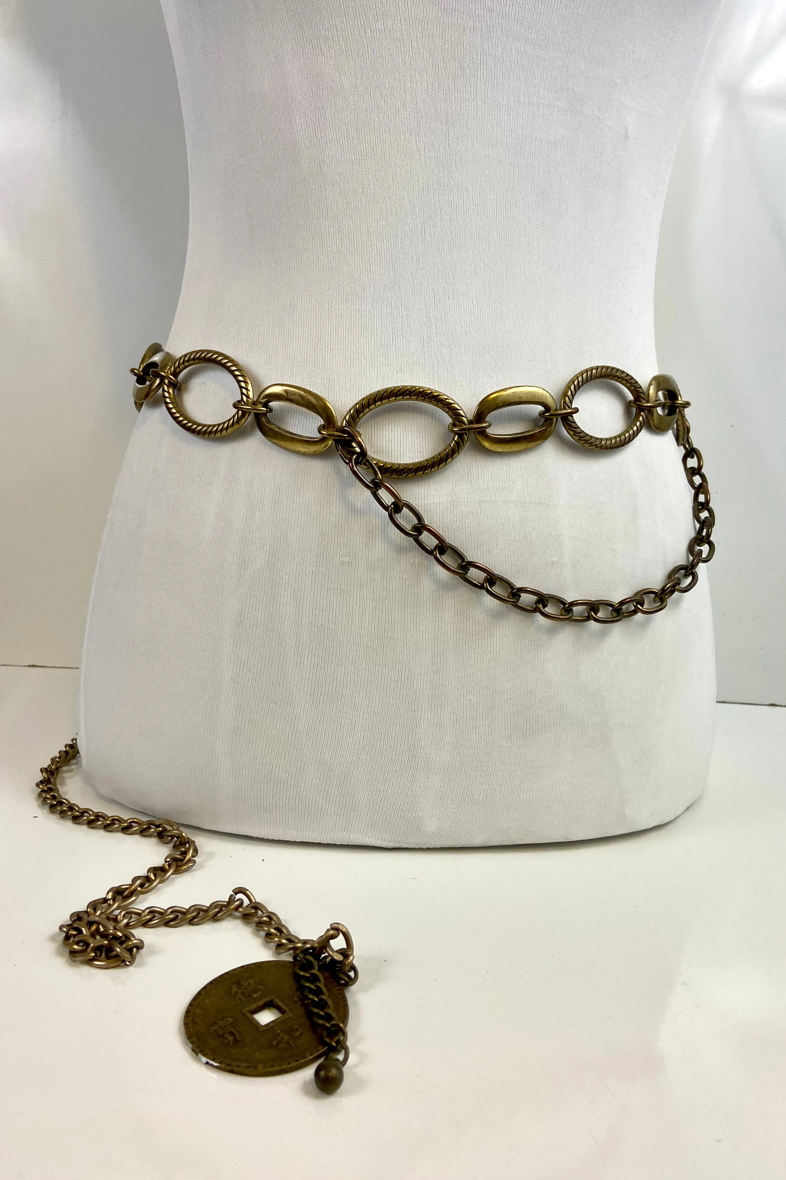 Bronze ton layered belt