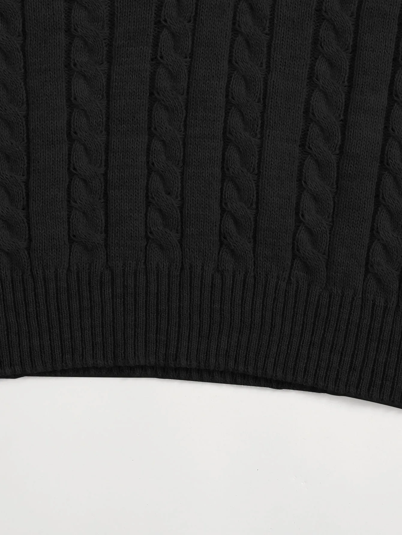 Cable Knit Sweater Vest