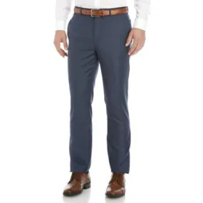 Calvin Klein Mens Slim fit Dress Pants 34 / 32 Blue Solid