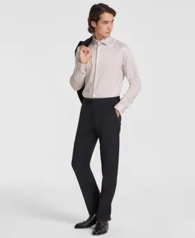 Calvin Klein Mens Slim fit Dress Pants 36 / 34 Black Solid