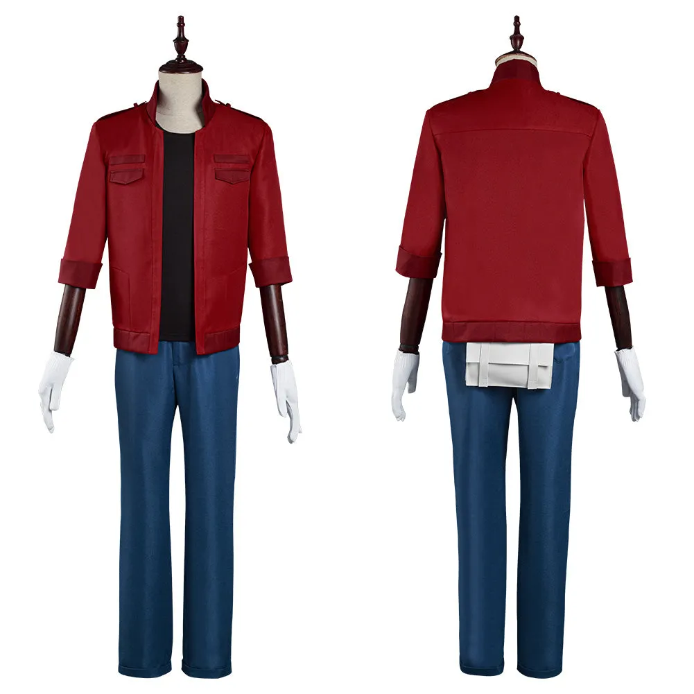Cells at Work! Code Black/Hataraku Saibou Black -Sekkekkyuu /Red Blood Cell Coat Pants Outfits Halloween Carnival Suit Cosplay Costume