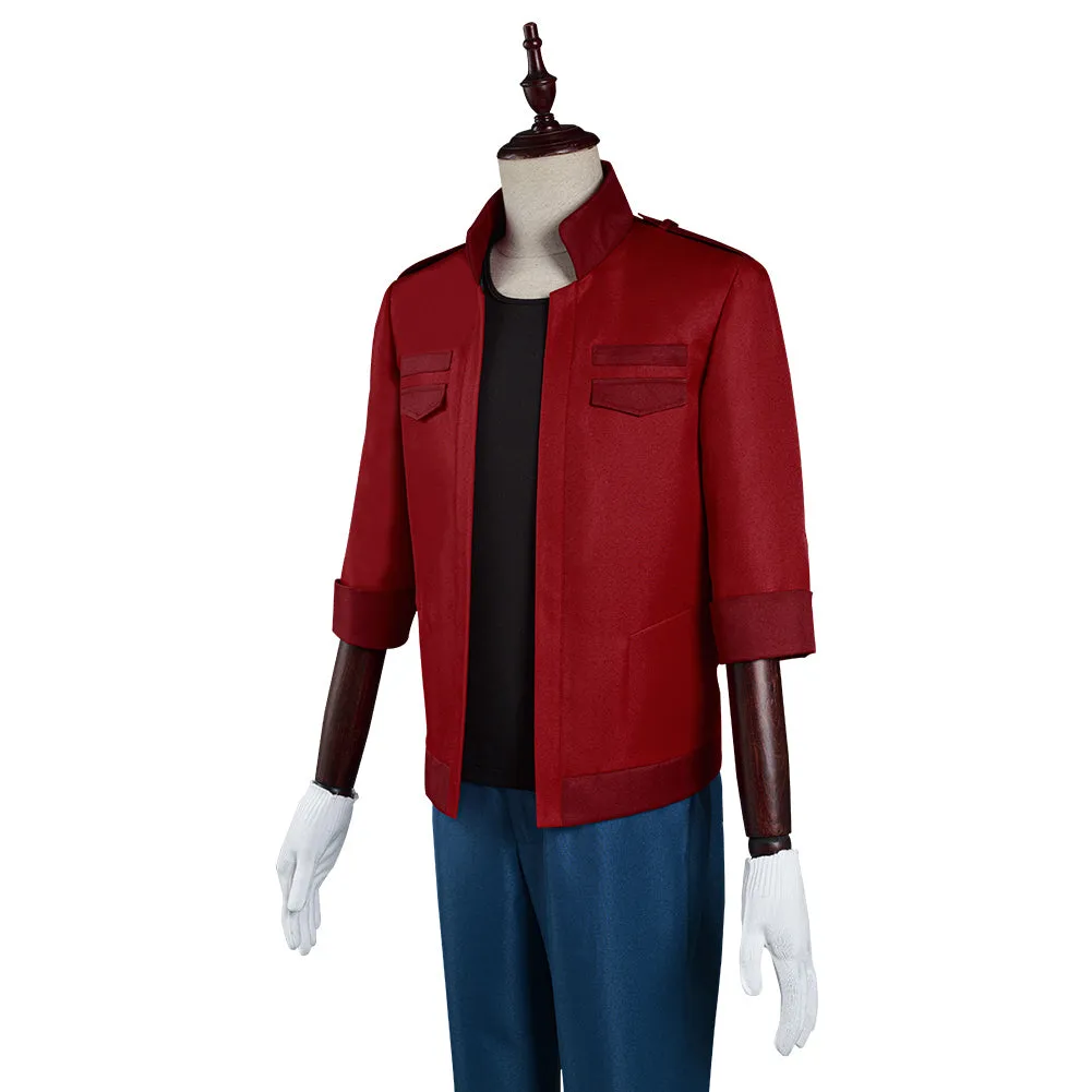 Cells at Work! Code Black/Hataraku Saibou Black -Sekkekkyuu /Red Blood Cell Coat Pants Outfits Halloween Carnival Suit Cosplay Costume