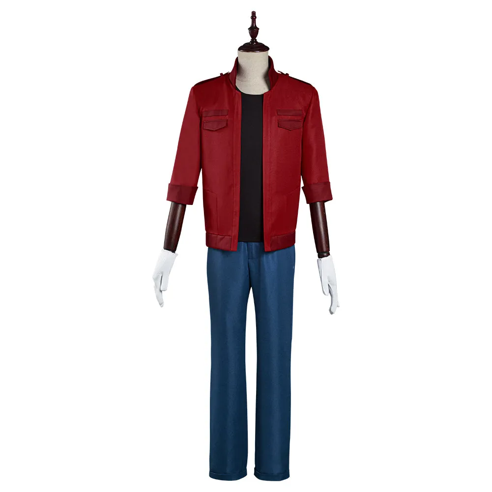Cells at Work! Code Black/Hataraku Saibou Black -Sekkekkyuu /Red Blood Cell Coat Pants Outfits Halloween Carnival Suit Cosplay Costume
