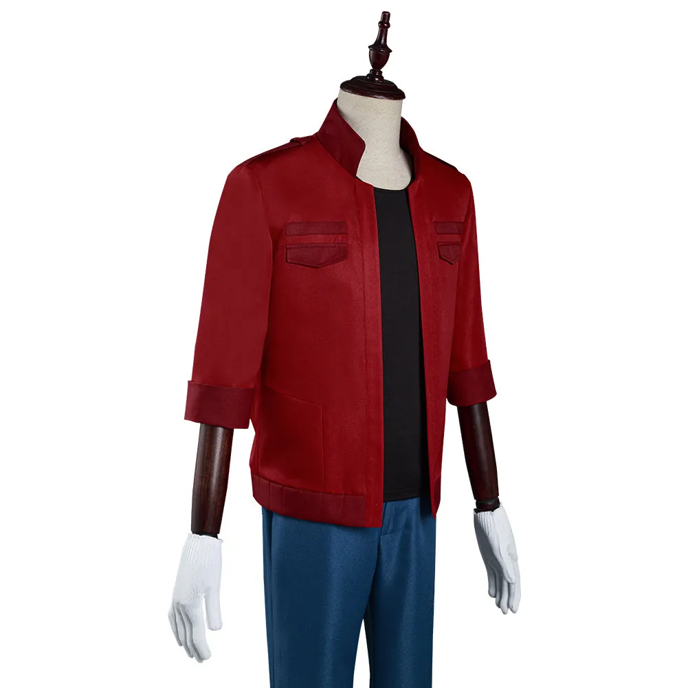 Cells at Work! Code Black/Hataraku Saibou Black -Sekkekkyuu /Red Blood Cell Coat Pants Outfits Halloween Carnival Suit Cosplay Costume