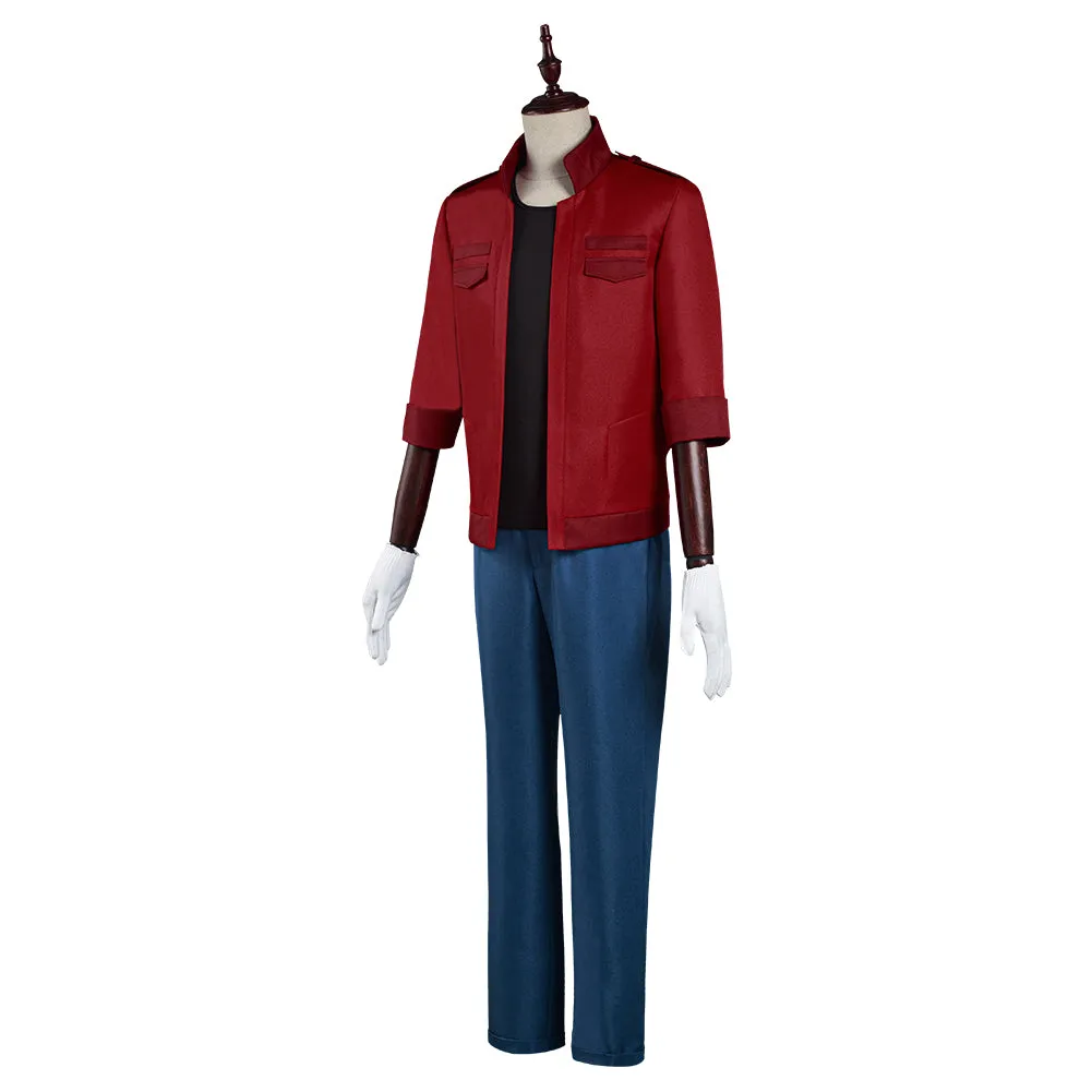 Cells at Work! Code Black/Hataraku Saibou Black -Sekkekkyuu /Red Blood Cell Coat Pants Outfits Halloween Carnival Suit Cosplay Costume