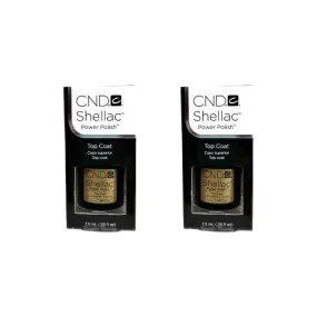 CND Shellac UV Top Coat 0.25oz - Pack of 2