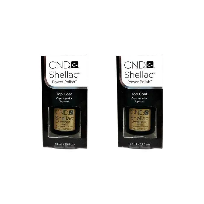 CND Shellac UV Top Coat 0.25oz - Pack of 2