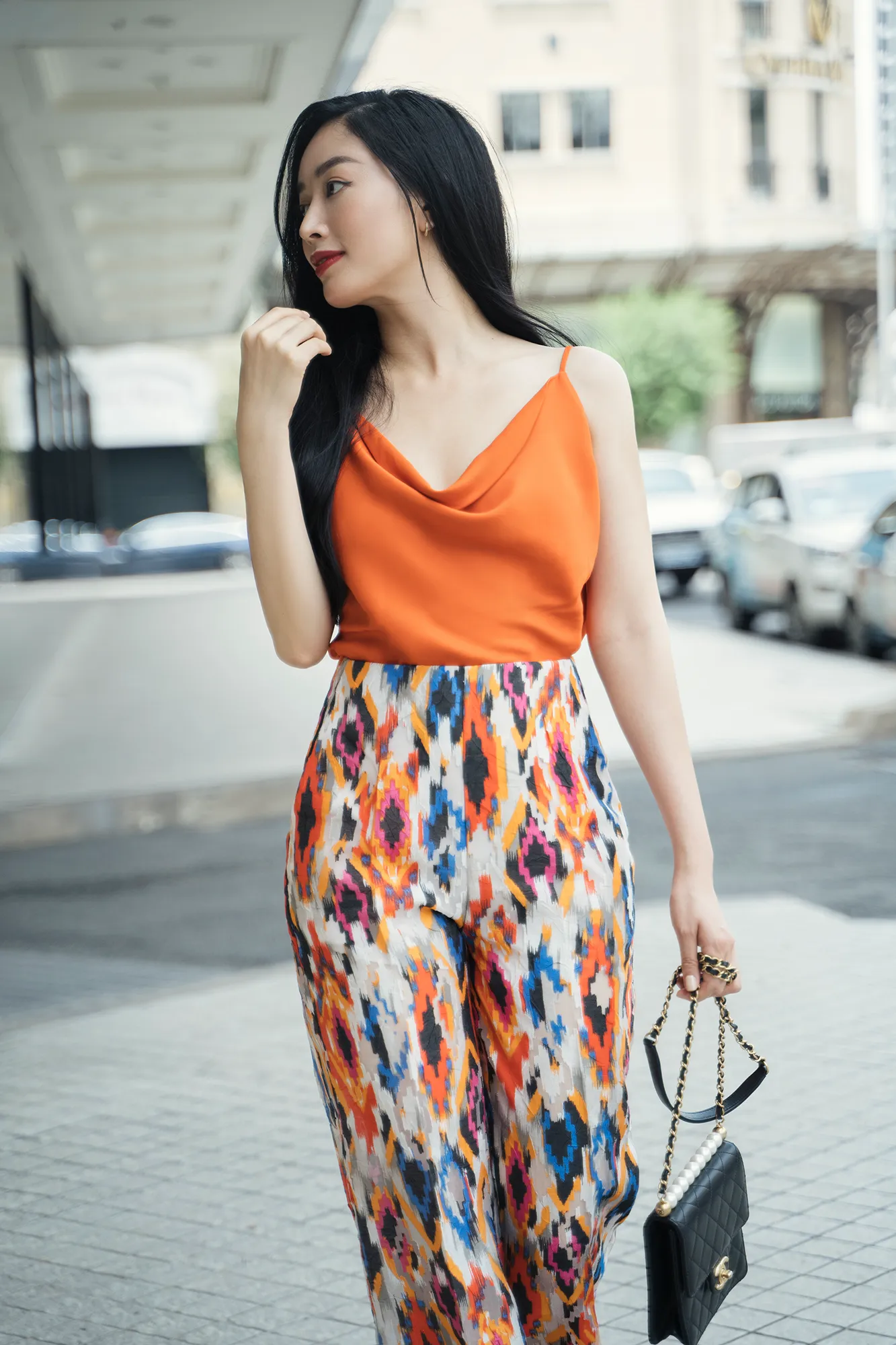 Cow Neck Cami Top