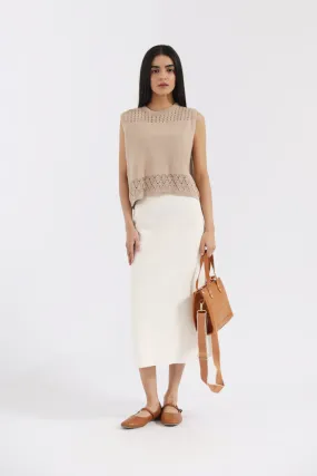 CROCHET KNIT VEST