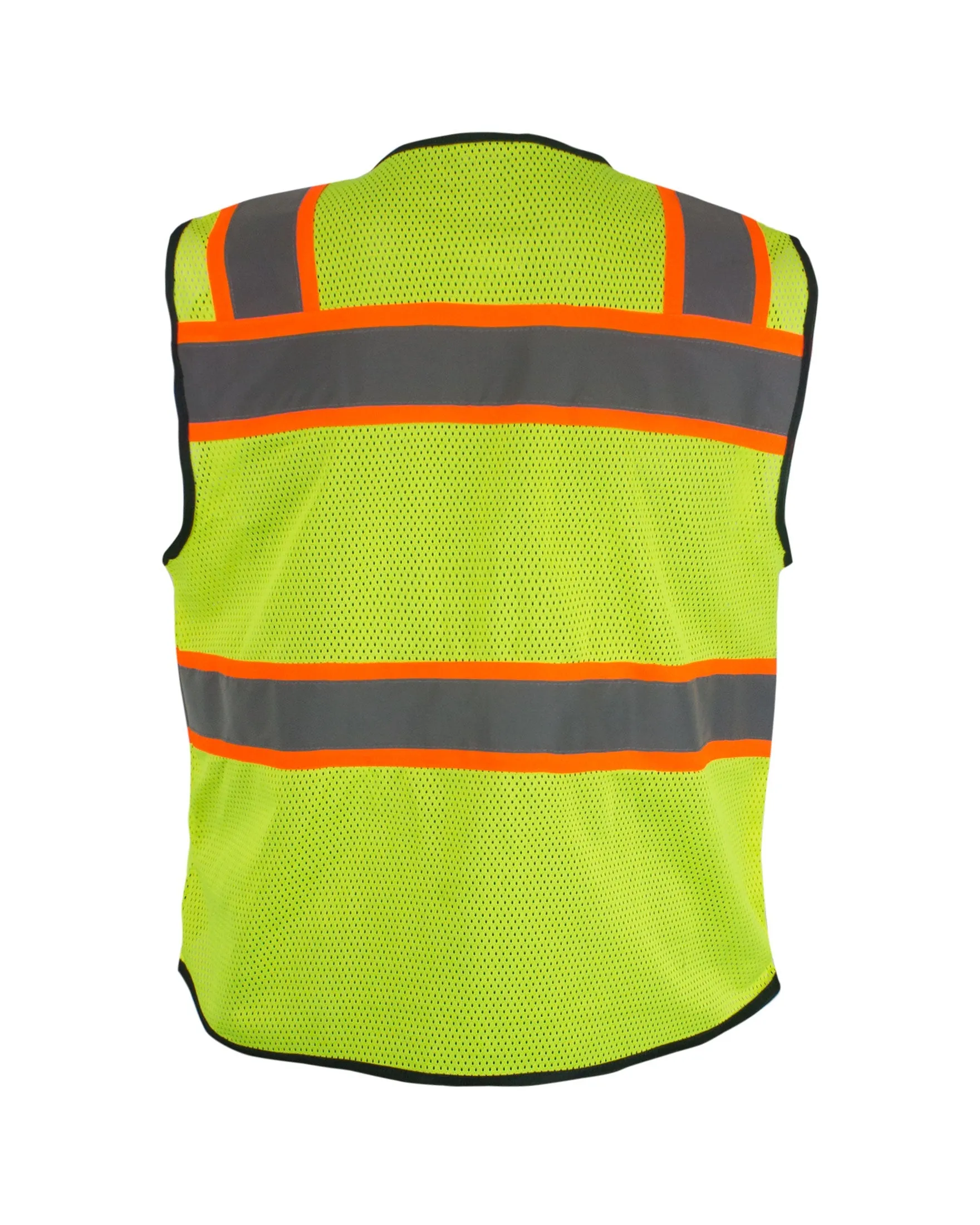 Customized Kolossus Deluxe High Visibility Vest with Multi Frontal Pockets | ANSI Class 2 Compliant