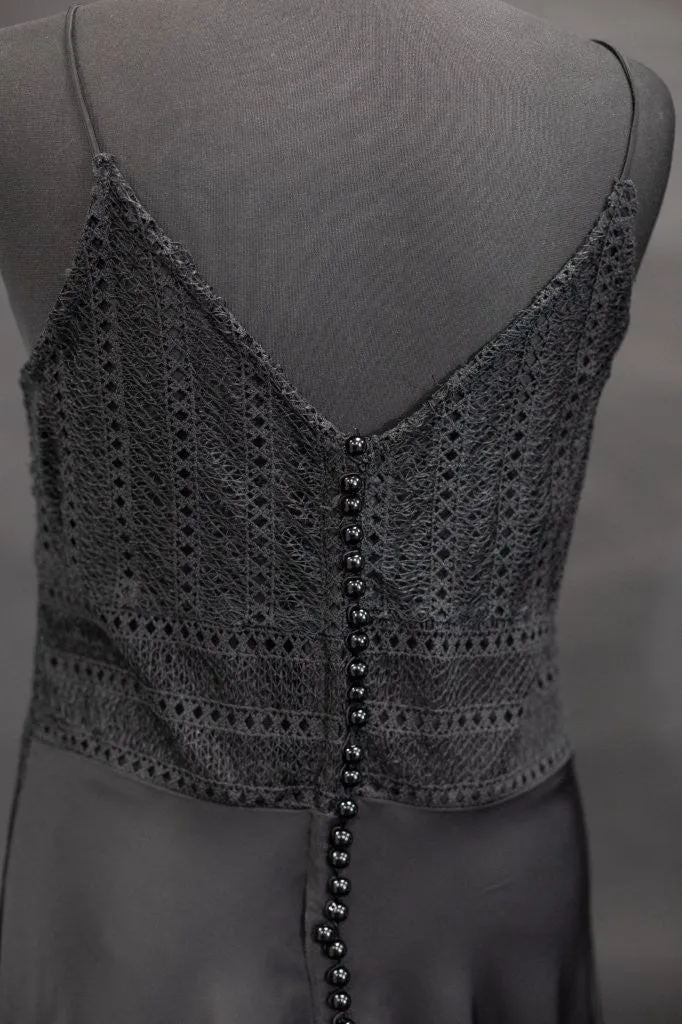 Cybele- Black lace Ball gown