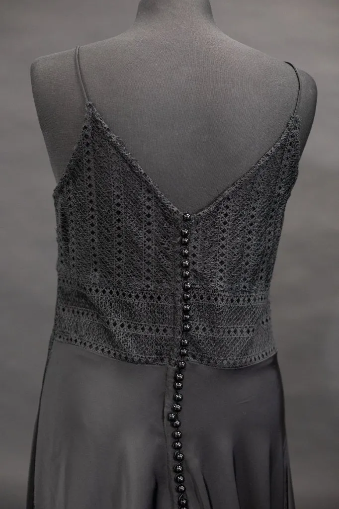 Cybele- Black lace Ball gown