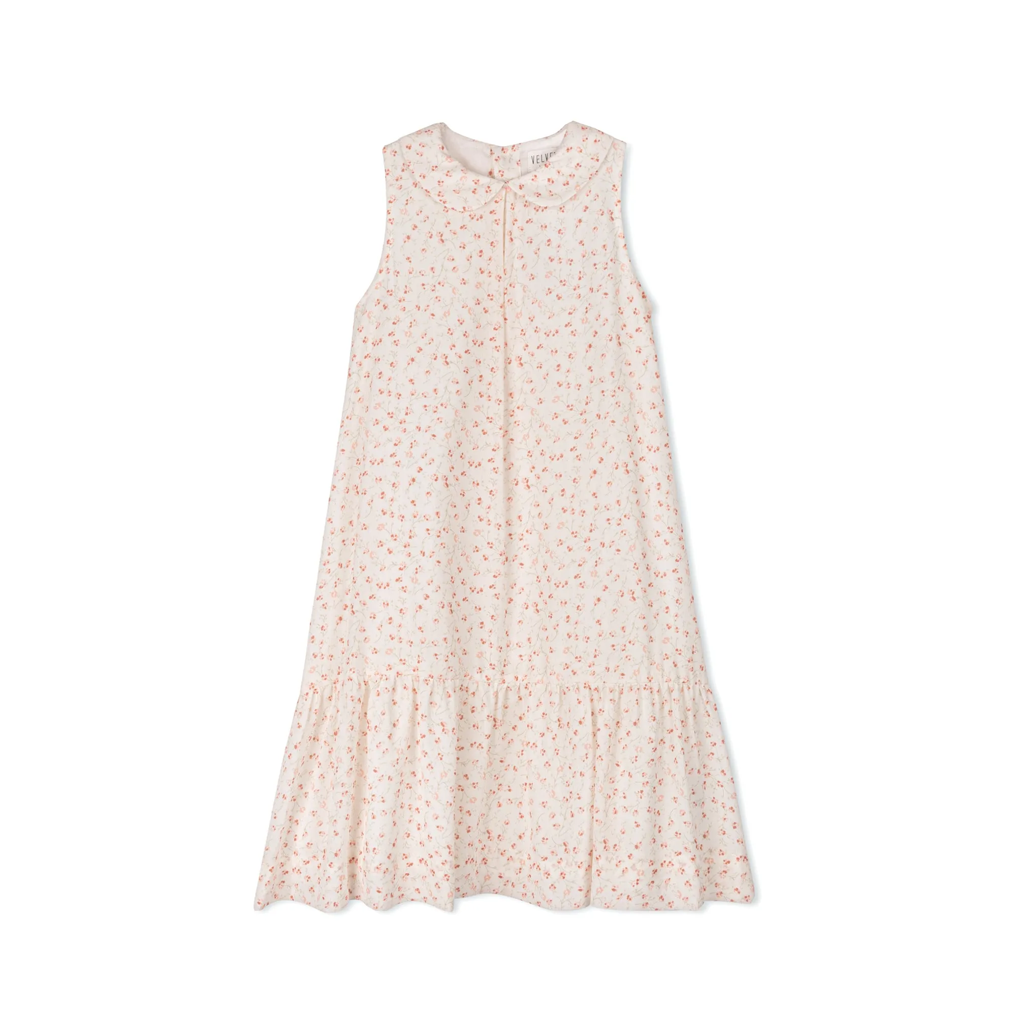 dress floral printed jumper with knit cardigan - pink floral
