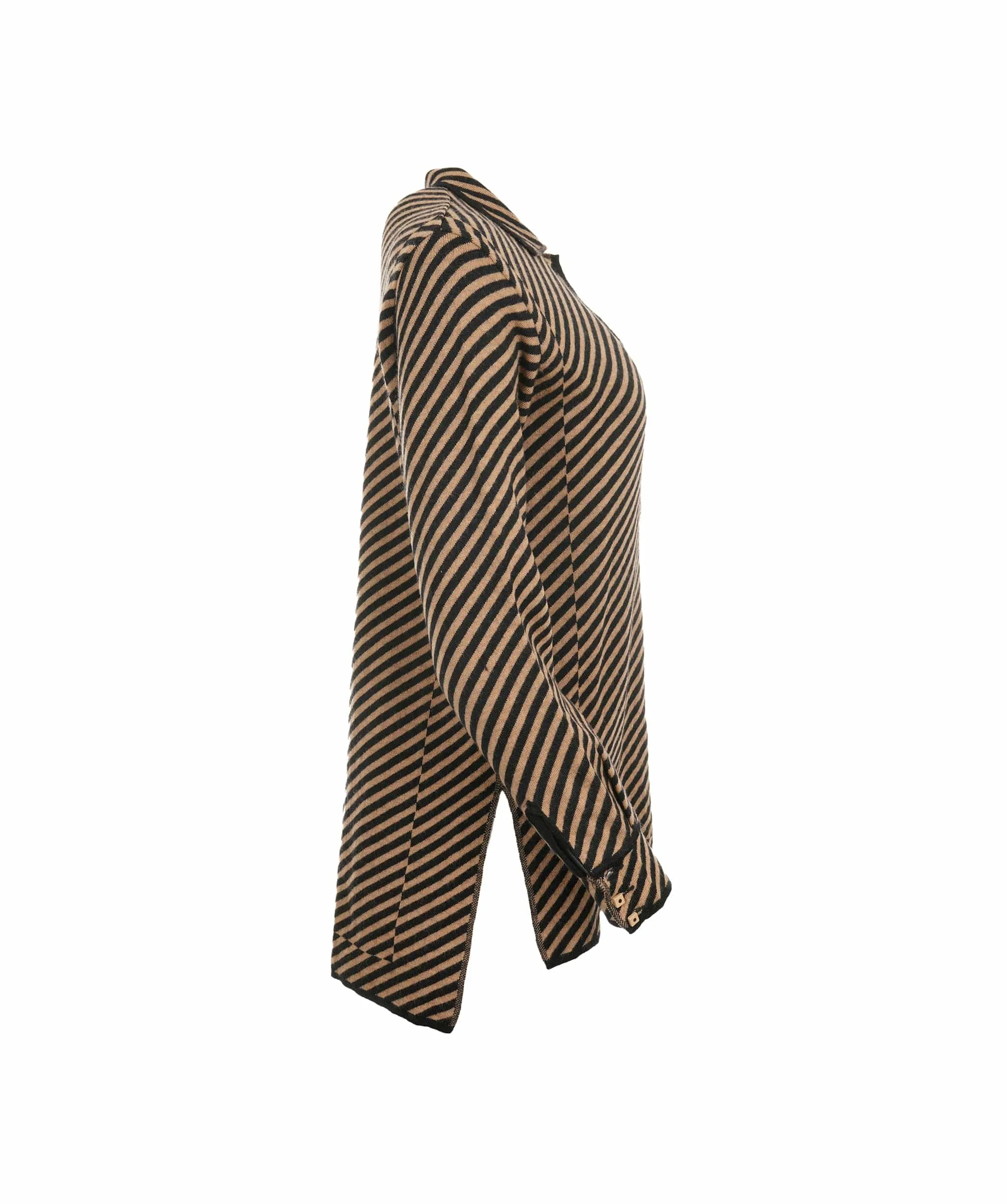 Fendi FF stripe collared jumper AJL0080
