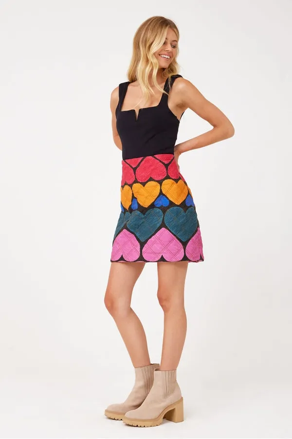 Full of Hearts Mini Skirt