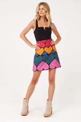Full of Hearts Mini Skirt