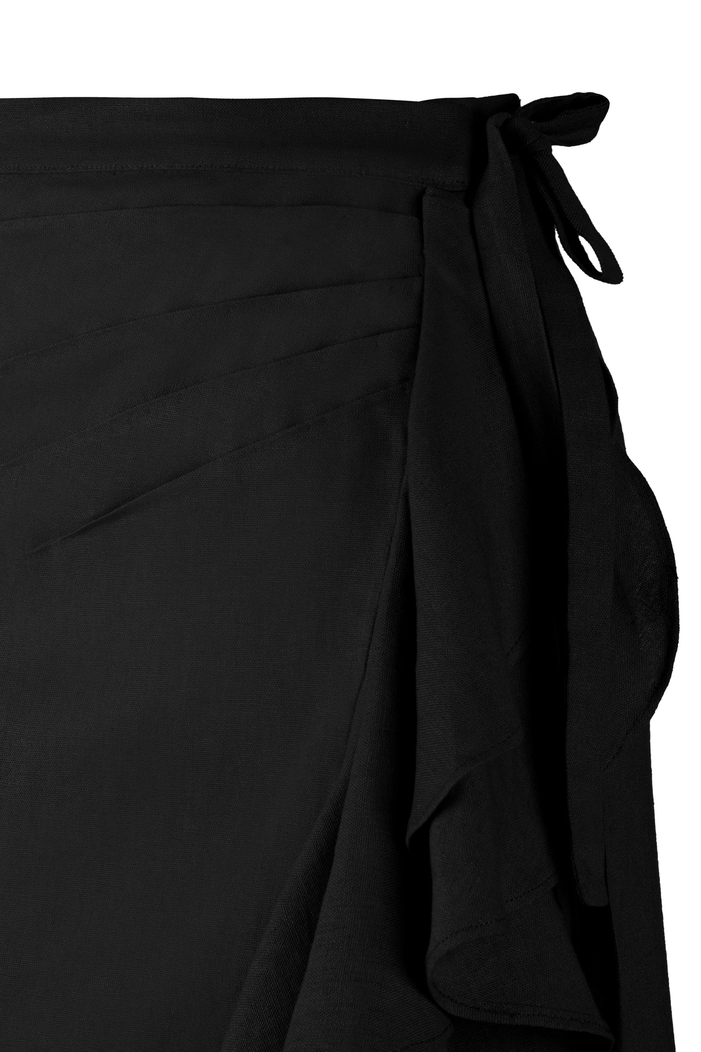 Golestan Ruffle Skirt - Black