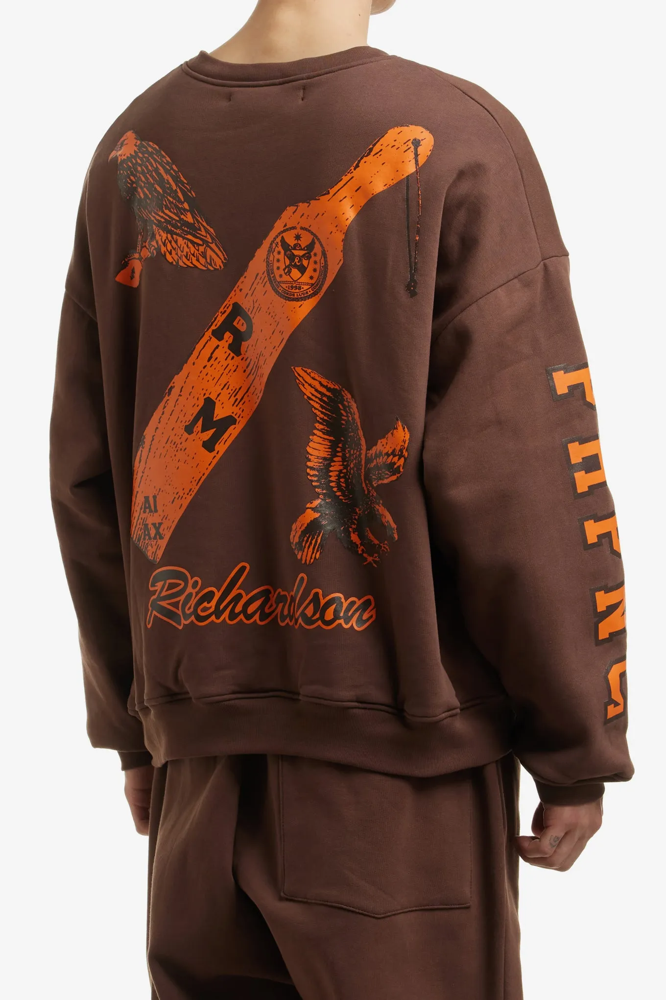 GREEK DOUBLE LAYER CREWNECK