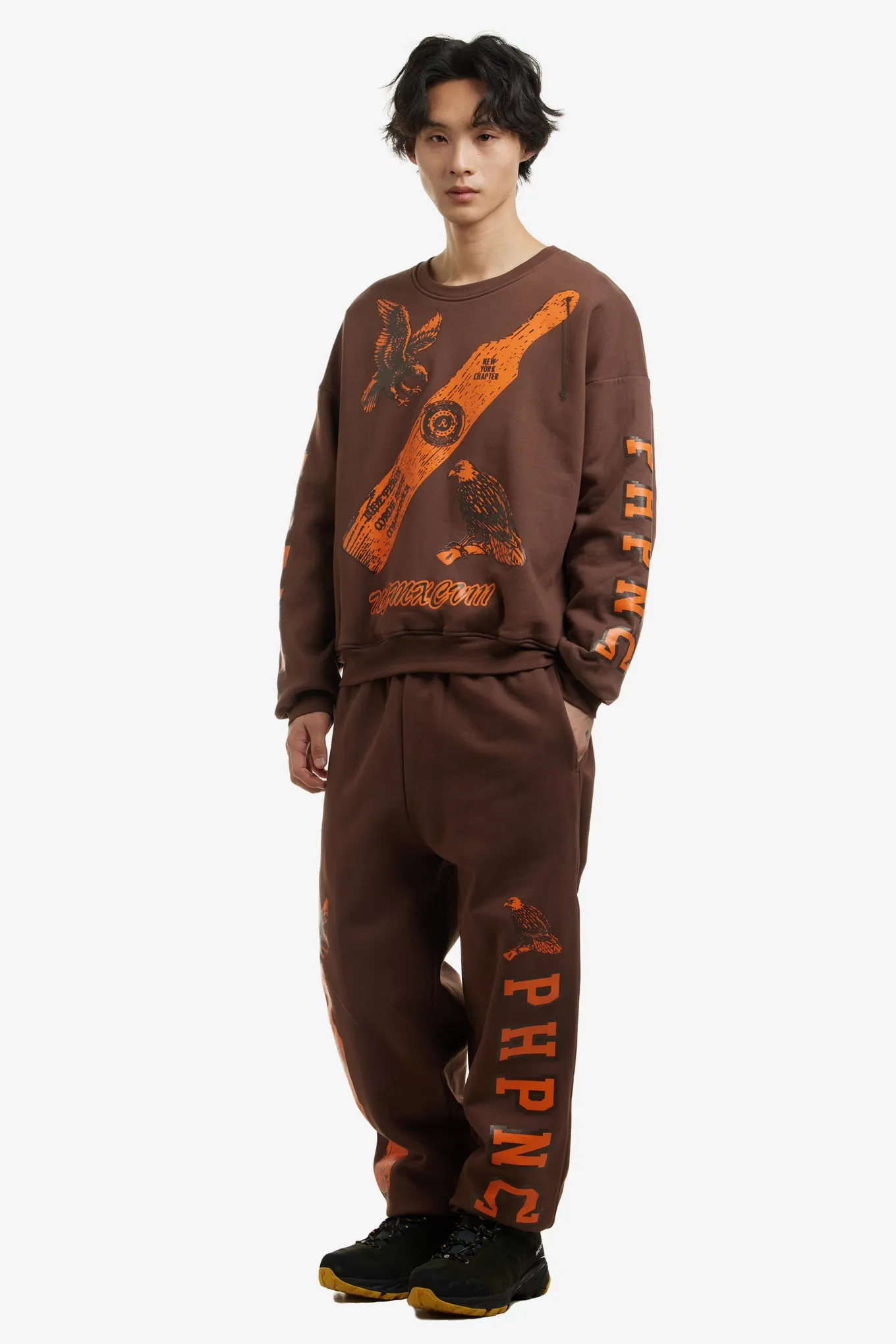 GREEK DOUBLE LAYER CREWNECK