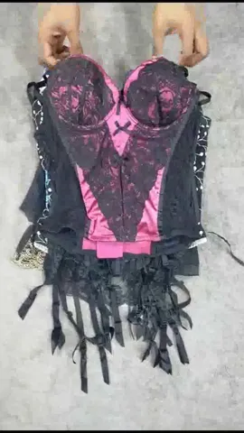 HE088 Y2k Fancy Corsets Top - 10 Pcs