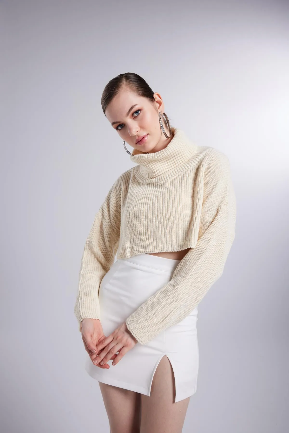 HLLY Women Lirola Sweater Beige - Riga