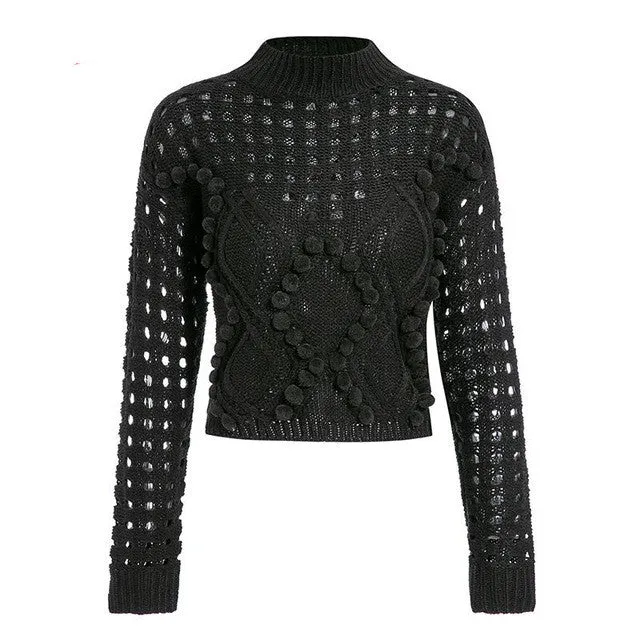 Hollow Dots Sweater