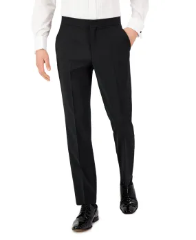 Hugo Boss Mens Modern fit Dress Pants 34 / 30 Black Solid