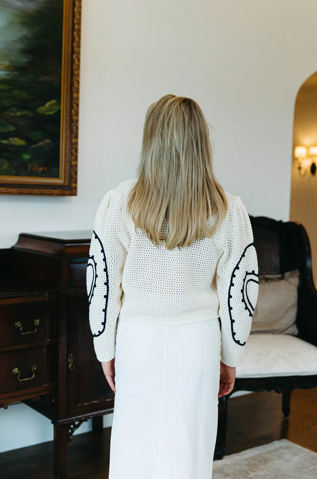 Just Makes Sense Sweater - Cream