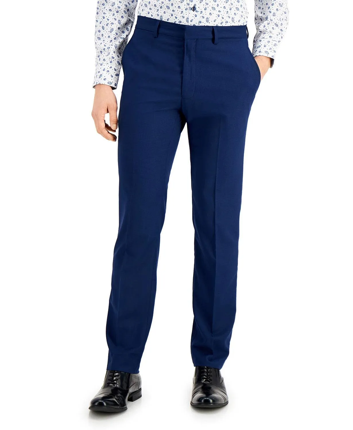 Kenneth Cole Reaction Mens Slim fit Dress Pants 38 / 32 blue