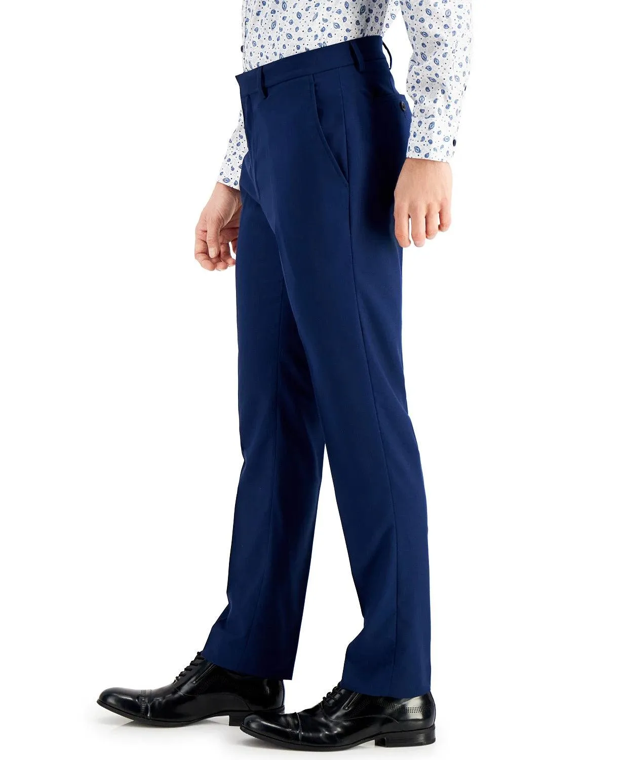 Kenneth Cole Reaction Mens Slim fit Dress Pants 38 / 32 blue