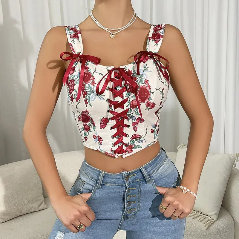 Make Me Go Bustier Top