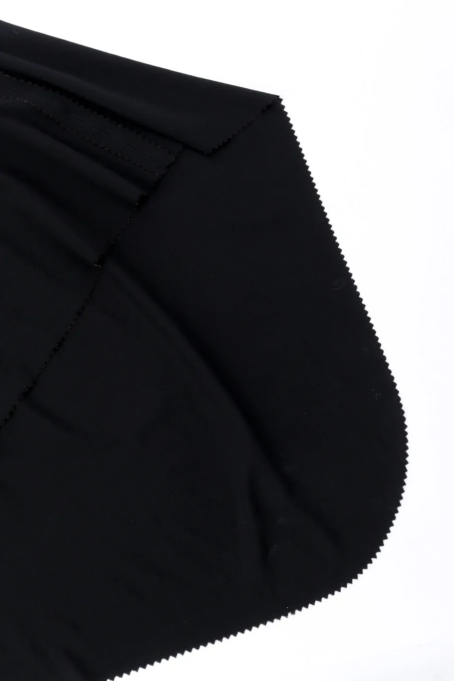 Mesh Overlay Jagged Hem Skirt