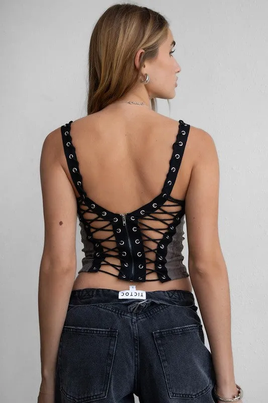 Nina Cross Cami Top