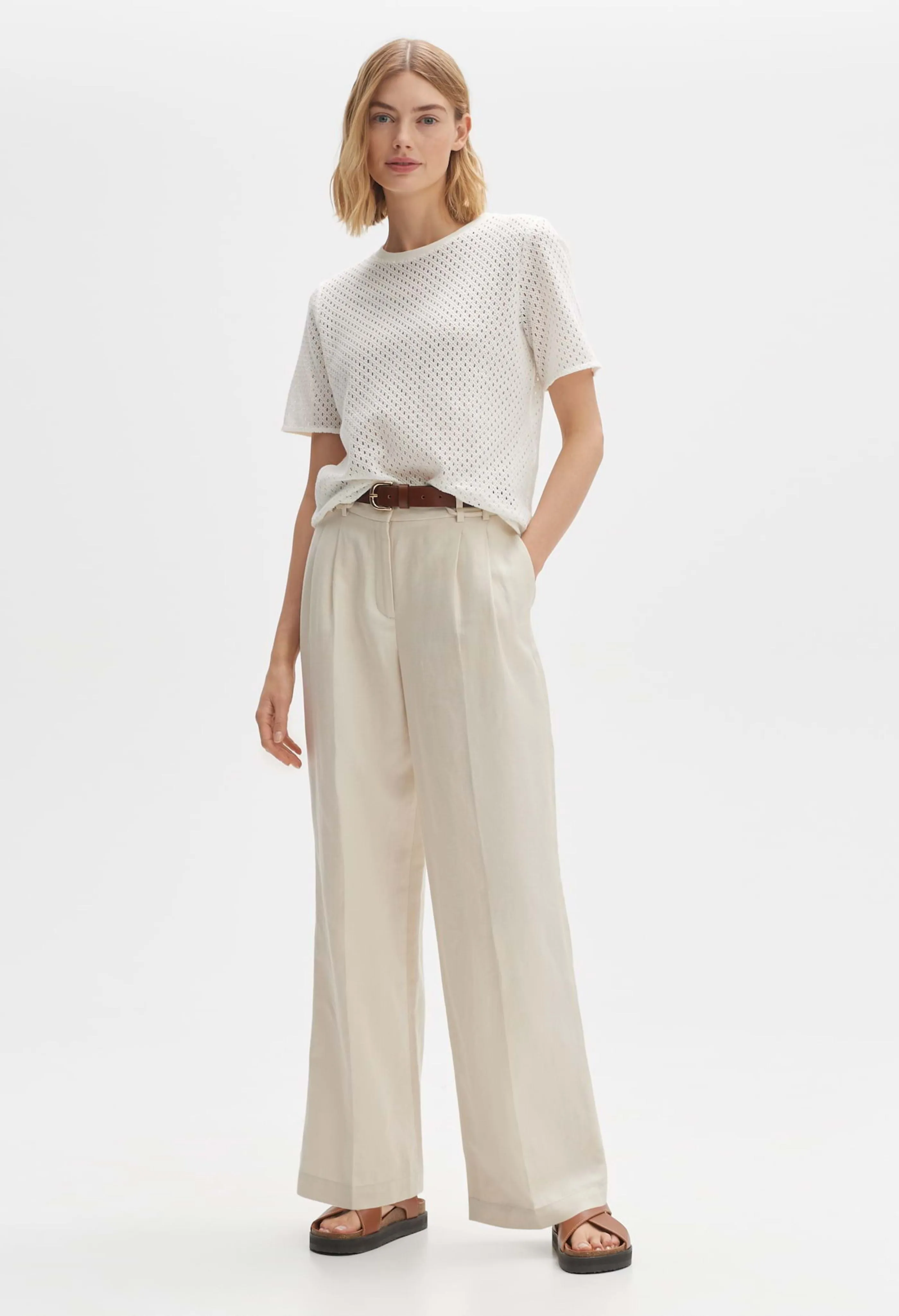 Perforated Pattern Top