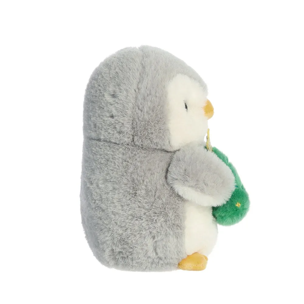 PomPom Penguin w/Xmas Tree Soft Toy