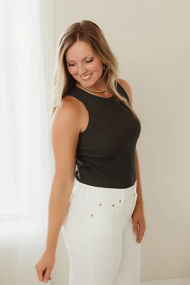 Racerback Knit Top